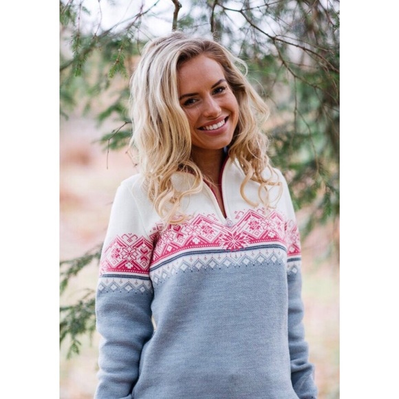 Dale of Norway St Moritz Merino Wool Ski Sweater - Picture 4 of 6